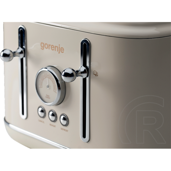 Gorenje T2300CLIN kenyérpirító Classico design 4 szeletes