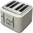 Gorenje T2300CLIN kenyérpirító Classico design 4 szeletes