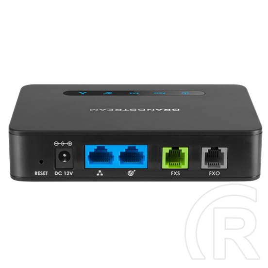 Grandstream HT813 3 FXS 2 LAN analóg telefon adapter (2xRJ-45, LED kijelző, T.38, SRTP/TLS)