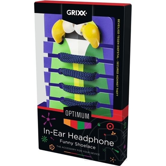 Grixx Optimum In-Ear cipőfűző fülhallgató (kék)