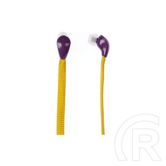 Grixx Optimum In-Ear cipőfűző fülhallgató (sárga)