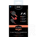 Grixx Optimum In-Ear sport bluetooth headset (piros-fekete)