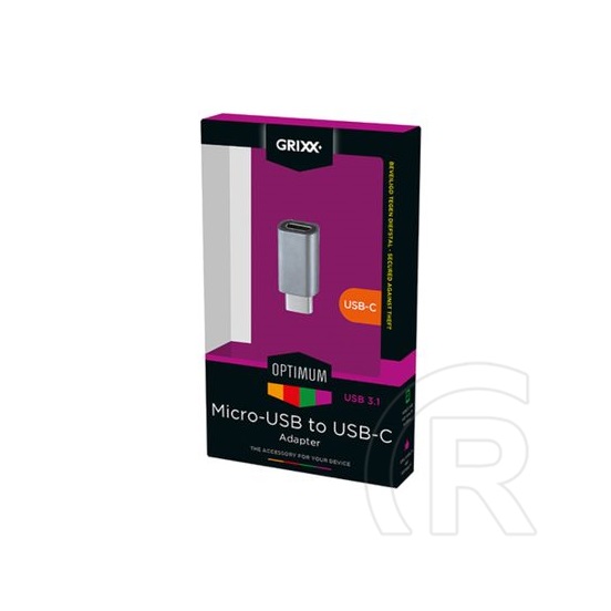 Grixx Optimum USB 3.1 Micro - C adapter