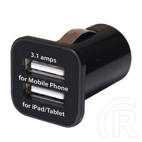 Grixx Optimum autós töltő (2 x USB 3.1)