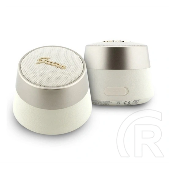 Guess Script Metal Logo bluetooth hordozható hangszóró (v6.0, 5w, arany)