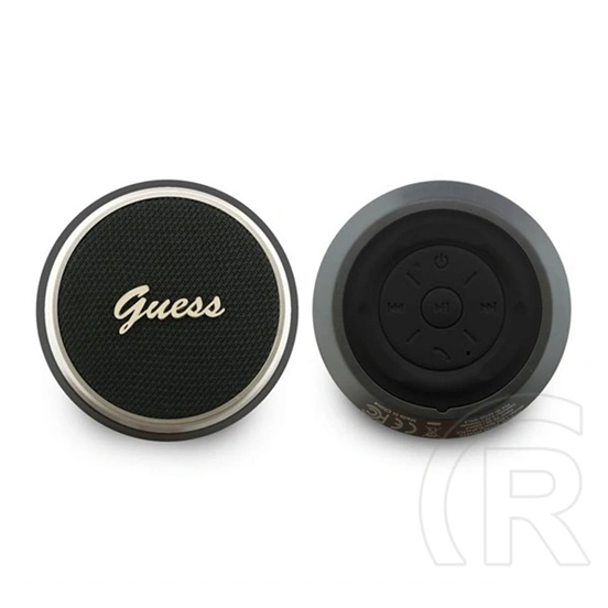 Guess script metal logo bluetooth hordozható hangszóró (v6.0, 5w, fekete)