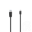 HAMA USB 3.2 Gen 1 adat- és töltőkábel (C dugó / USB A, 0,75 m, fekete)