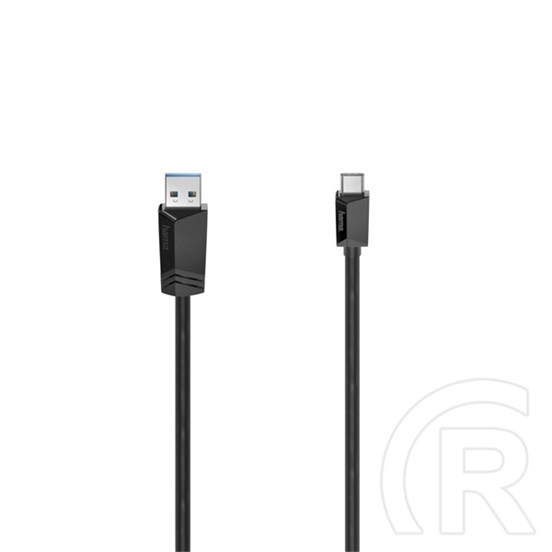 HAMA USB 3.2 Gen 1 adat- és töltőkábel (C dugó / USB A, 0,75 m, fekete)