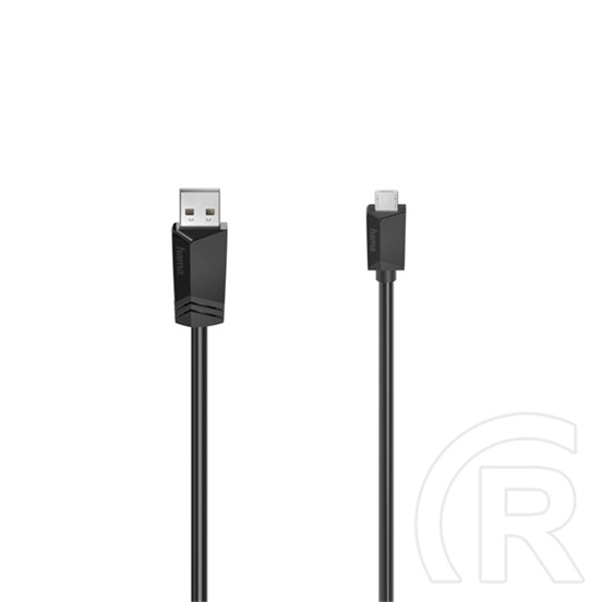 HAMA USB adat- és töltőkábel (USB-A / Micro-USB, 1,5 m, USB 2.0, 3A, fekete)