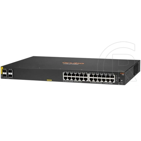 HPE Aruba 6100 24G CL4 4SFP+ switch (24x 10/100/1000, 4x 1G/10G SFP+, PoE 370W, JL677A)
