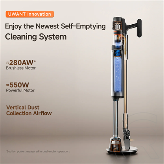 HPR UWANT V600 vezeték nélküli kézi porszívó (szürke)