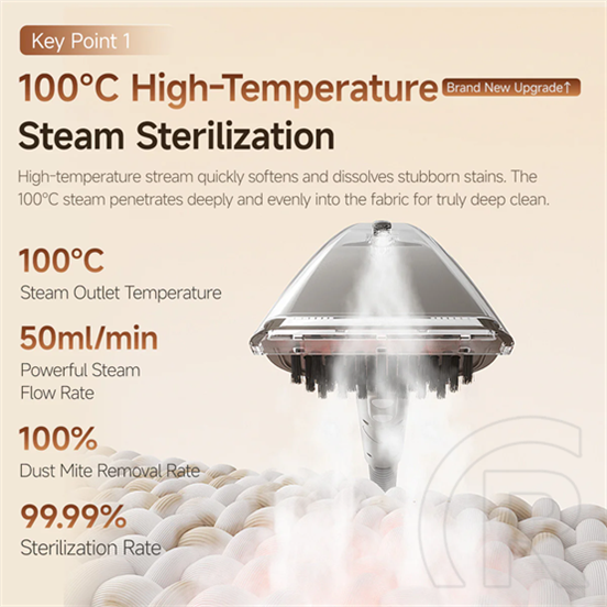 HPR UWANT Y200 Steam gőztisztító (szürke)