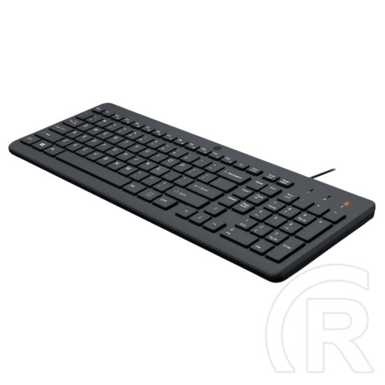 HP 150 billentyűzet (HU, USB-A, teljes méret, 2,5 zónás, 2,5 mm billentyűút, 1 m kábel, fekete)