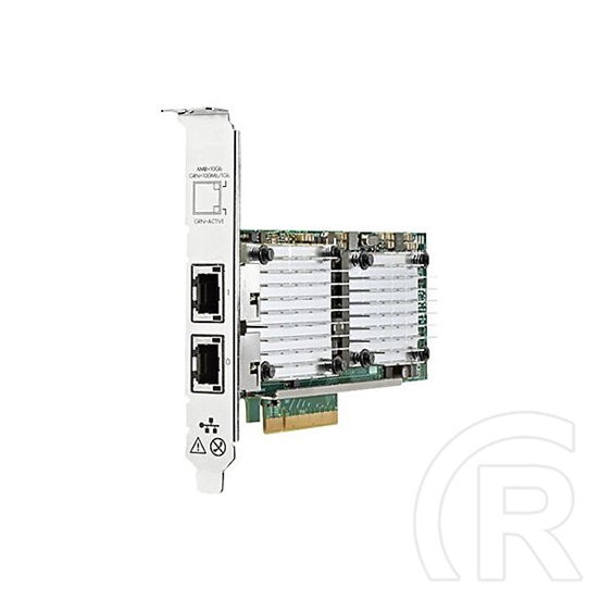 HP 530T 10Gigabit Ethernet Card for PC - PCI Express x8 - 2 Port RJ-45 Low-profile, Full-height