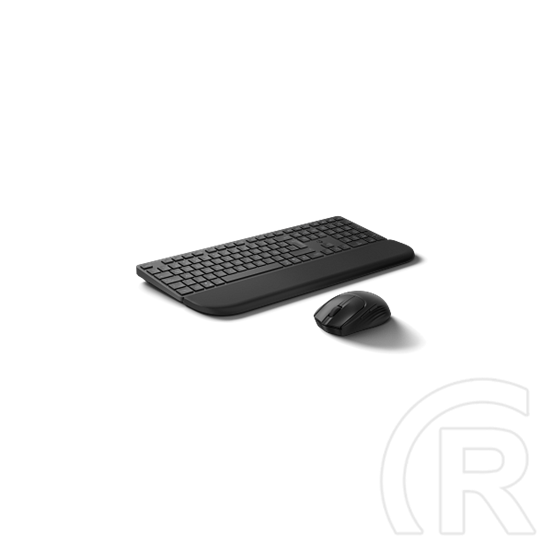 HP 585C billentyűzet és egér (HU, vezeték nélküli, többeszközös, 2,4 GHz/Bluetooth, csuklótámasz, fekete)
