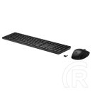 HP 650 vezeték nélküli billentyűzet és egér (HU, vezeték nélküli 2,4 GHz, USB-A vevő, multimédiás, fekete)