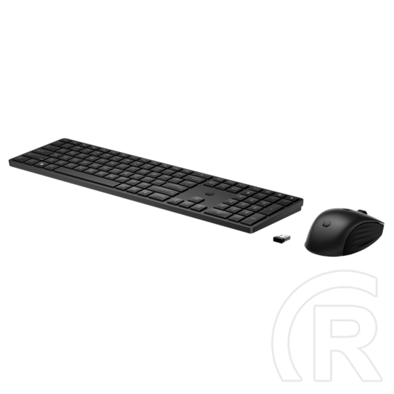 HP 650 vezeték nélküli billentyűzet és egér (HU, vezeték nélküli 2,4 GHz, USB-A vevő, multimédiás, fekete)