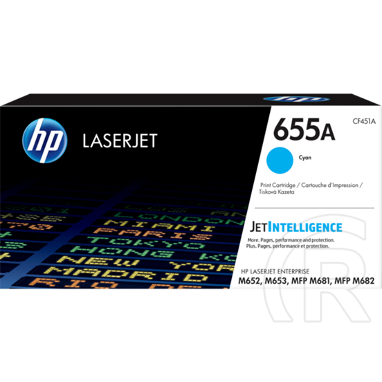 HP 655A toner (cián)