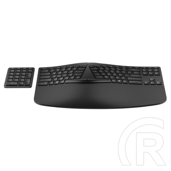 HP 965 ergonomikus vezeték nélküli billentyűzet (HU, Bluetooth, számbillentyűzet, AA elem, koromfekete)