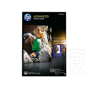 HP papír Advanced Photo Paper glossy (10x15 cm, 250g, 100 db)
