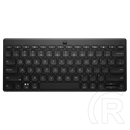 HP Bluetooth 350 vezeték nélküli billentyűzet (HU, Bluetooth 5.2, kompakt, 2xAAA, multimédiás, cseppálló, fekete)
