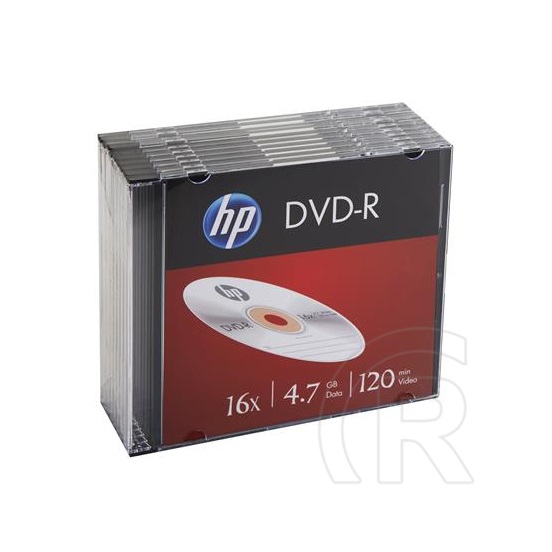 HP DVD-R lemez 16x, Slim x10