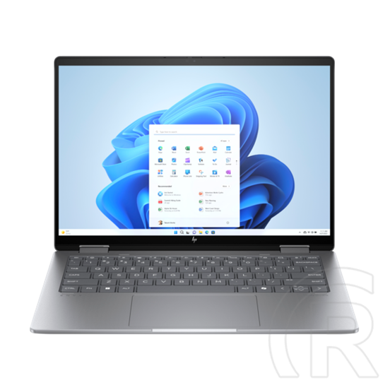 HP Envy x360 14-fc0005nh (14", Core Ultra7-155U 1.7GHz, 32GB, 1TB SSD, Win 11, ezüst)