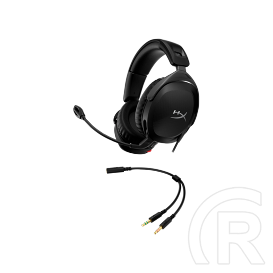 HP HyperX Cloud Stinger 2 gamer fejhallgató (vezetékes, sztereó, 3,5 mm jack, mikrofon, fekete)