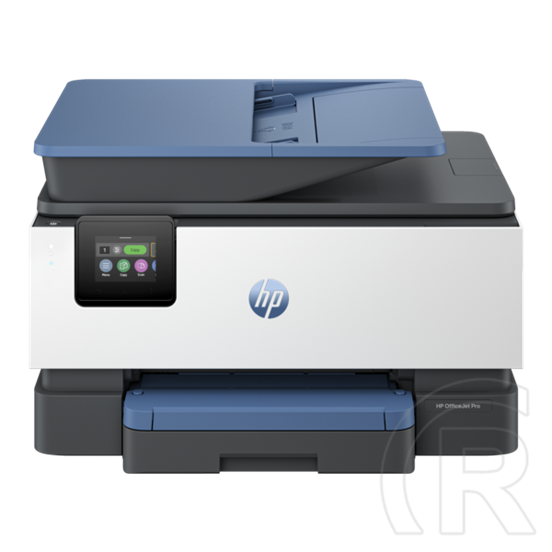 HP OfficeJet Pro 9125e (tintasugaras multifunkciós, A4, 22 lap/perc, 4800x1200 dpi, ADF, duplex, USB/LAN/Wi-Fi, kék)