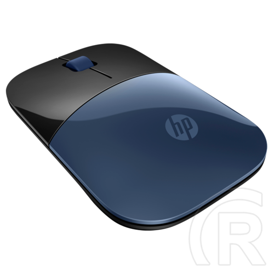 HP Z3700 vezeték nélküli egér (kék, fekete, 3 gomb, 1200 dpi, 2,4 GHz, nano USB-vevő)