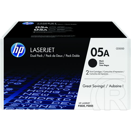 HP toner No. 05A 2 pack (fekete)