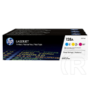 HP toner No. 128A színes multipack (ciánkék, sárga, bíborvörös)