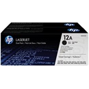 HP toner No. 12A dupla csomag (fekete)