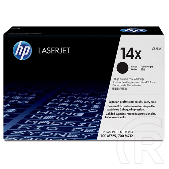 HP toner No. 14X (fekete)