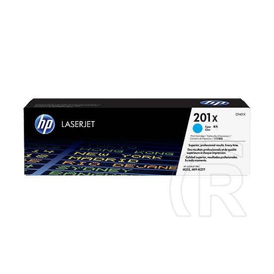 HP toner No. 201X (ciánkék)