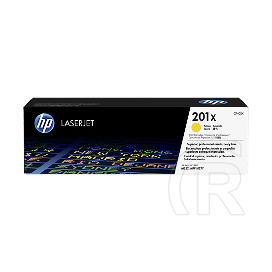 HP toner No. 201X (sárga)