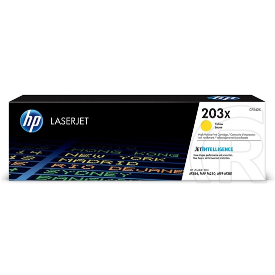 HP toner No. 203X (sárga)