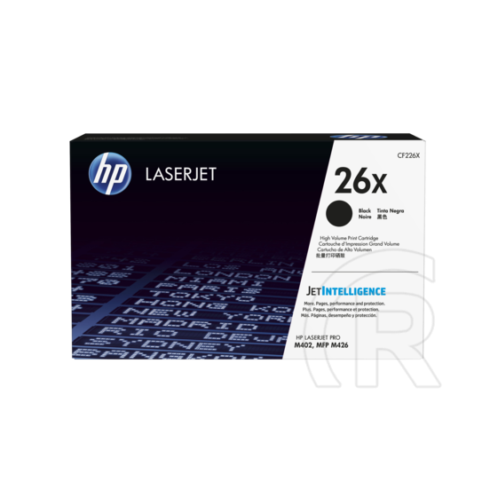 HP toner No. 26X (fekete)