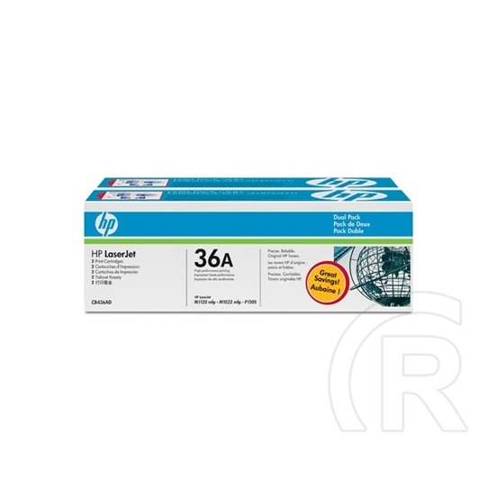HP toner No. 36A dupla csomag (fekete)