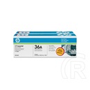 HP toner No. 36A dupla csomag (fekete)