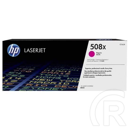 HP toner No. 508X (bíborvörös)