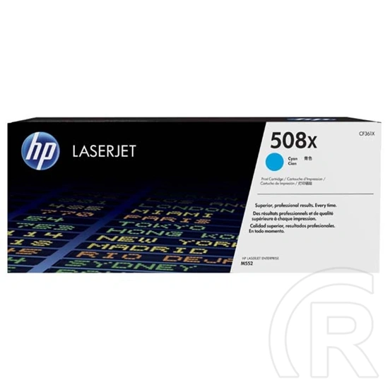 HP toner No. 508X (ciánkék)