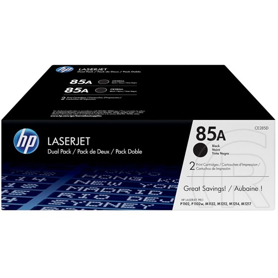 HP toner No. 85A dupla csomag (fekete)