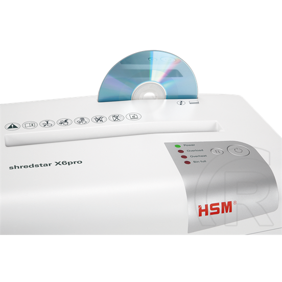 HSM Shredstar X6 Pro (2x15 mm) iratmegsemmisítő