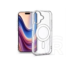 Haffner Anti Shock MagSafe szilikon tok (Apple iPhone 16+, átlátszó)