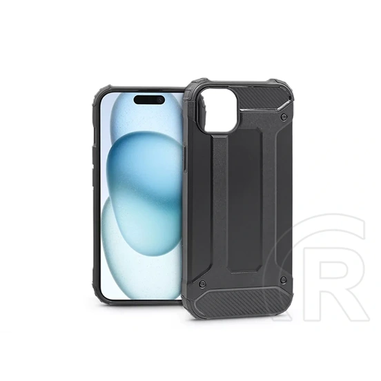 Haffner Armor ütésálló tok (Apple iPhone 15, fekete)