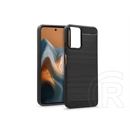 Haffner Carbon szilikon tok (Motorola Moto G34, fekete)