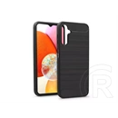 Haffner Carbon szilikon tok (Samsung A145 Galaxy A14 4G/5G, fekete)