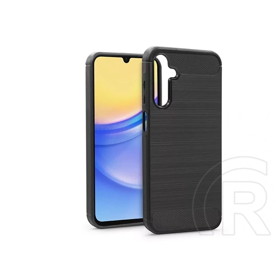 Haffner Carbon szilikon tok (Samsung A155 Galaxy A15 4G/5G, fekete)