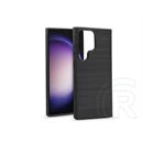 Haffner Carbon szilikon tok (Samsung SM-S918 Galaxy S23 Ultra, fekete)